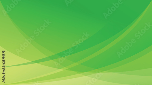 Abstract green background. Dynamic shapes composition. Eps10 vector