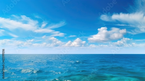 Sunny Ocean Delight. Generative AI