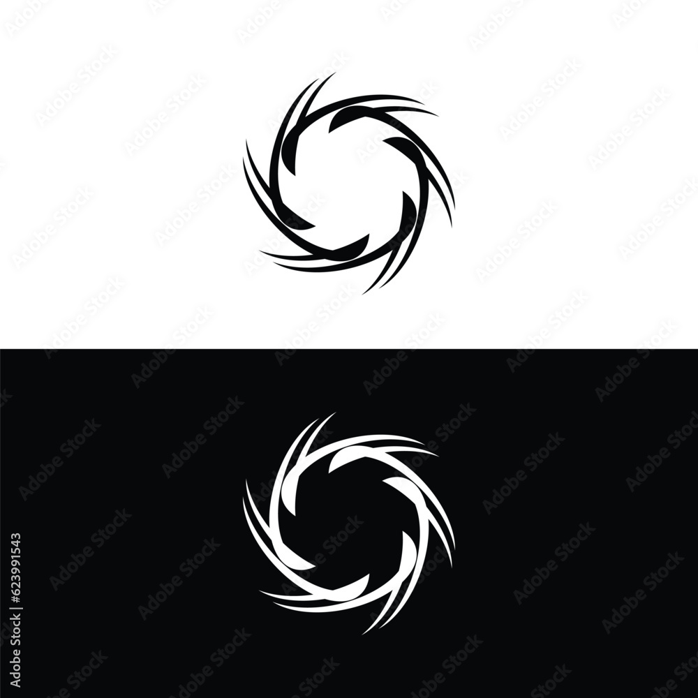 Circle vector logo template illustration . Circle icon design