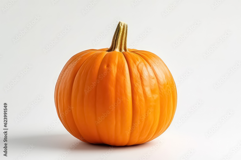 Halloween Pumpkin isolated on white background, AI Halloween Pumpkin isolated on white background, AI