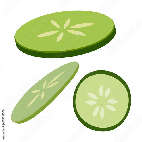 Set of ingredients for burger and sandwich. Sliced veggies, bun, cutlet, sauce. Vector illustration cartoon flat icon collection isolated on white