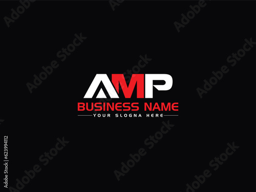 AMP Logo Vector Art, Initial amp Alphabet Letter Logo Template photo