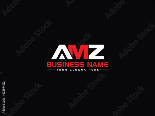 AMZ Logo Vector Art, Initial amz Alphabet Letter Logo Template