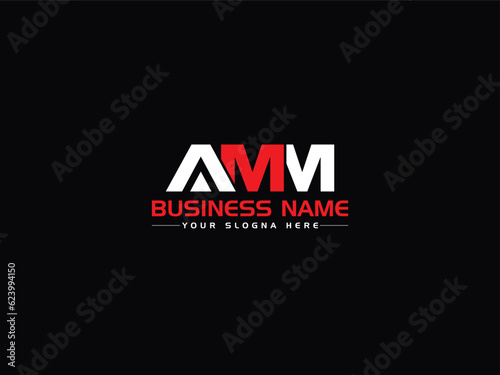 AMM Logo Vector Art, Initial amm Alphabet Letter Logo Template