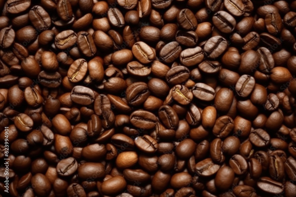 Roasted coffee beans background, Generative AI Roasted coffee beans background, Generative AI