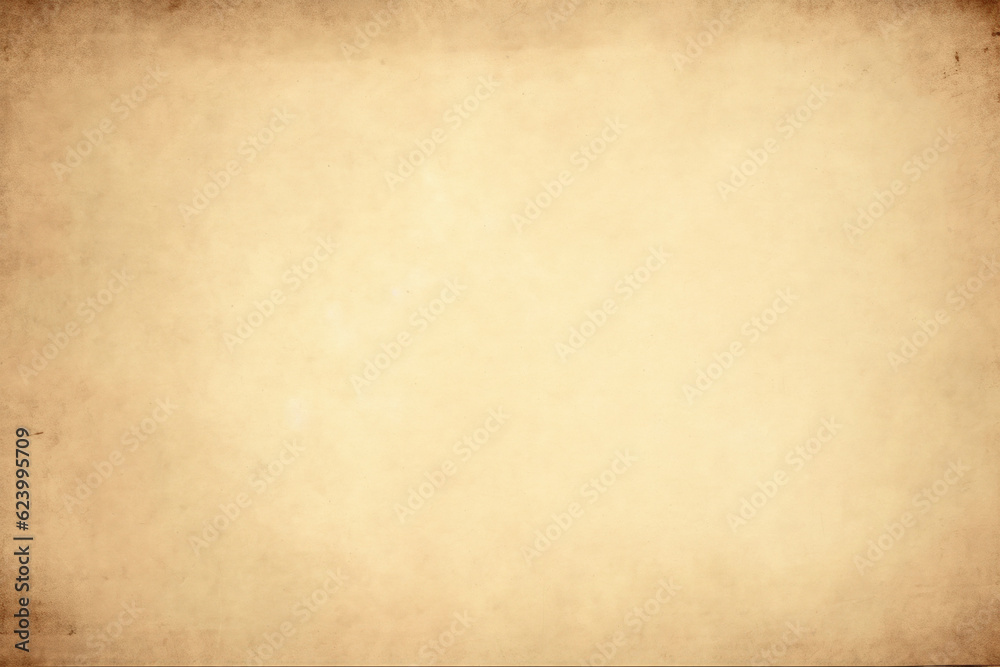 Fototapeta premium Old paper vintage abstract background, Generative AI