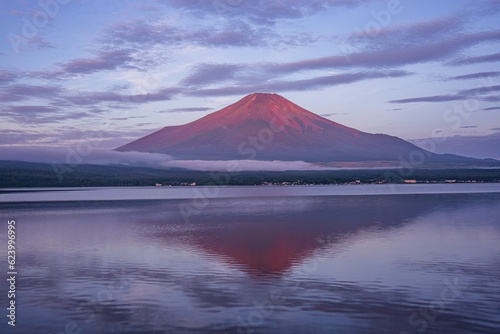 山中湖から夏富士 © 文明 金本