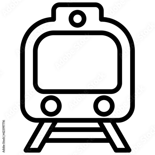 Subway vector icon style