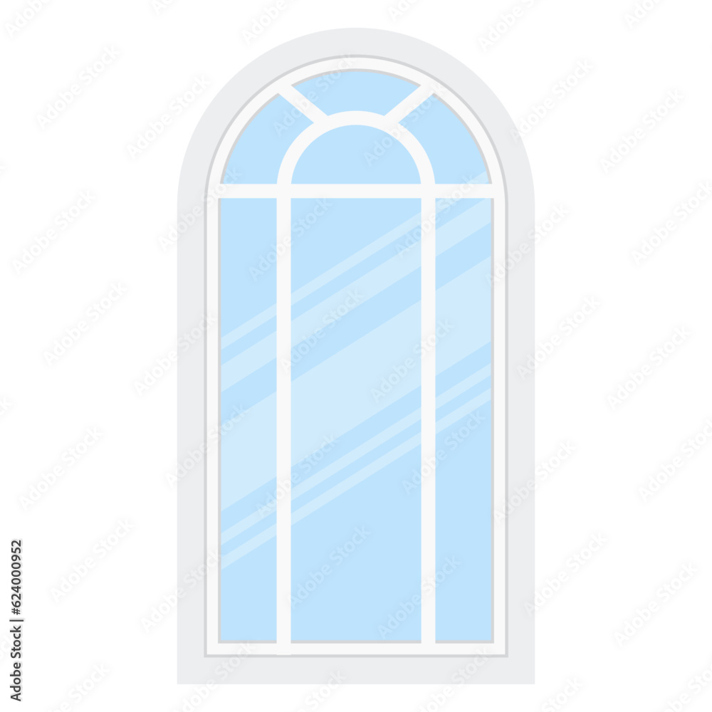 Glass Window Illustration Glass Window Illustration