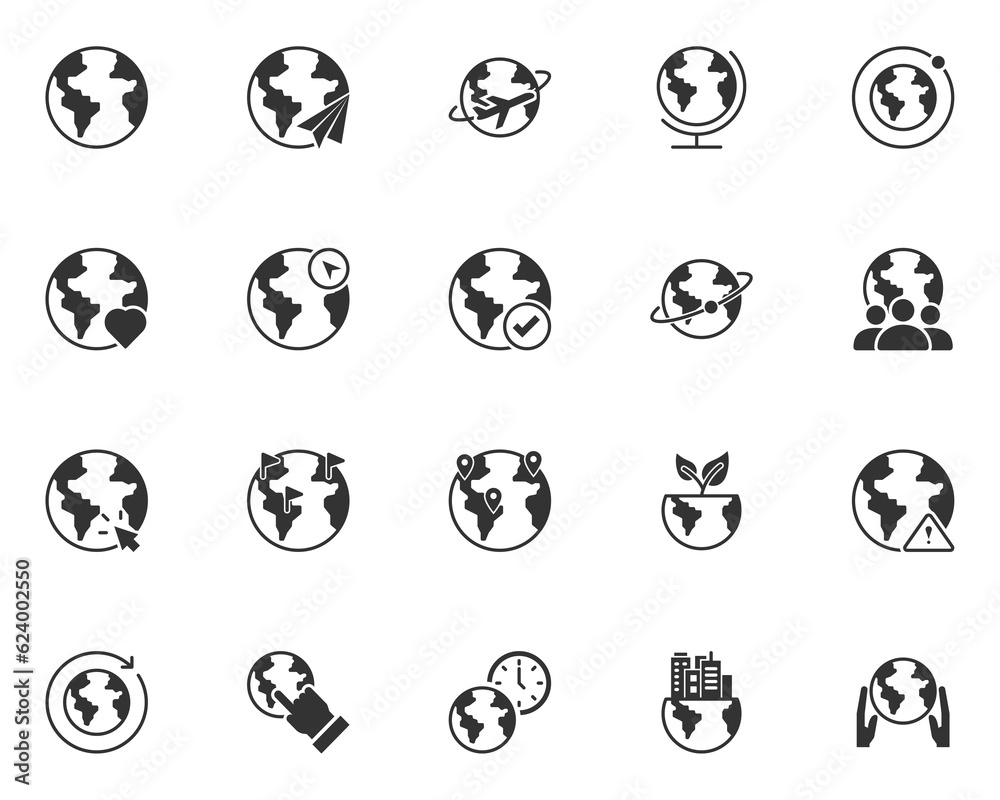 set of global icon, travel, world set of global icon, travel, world