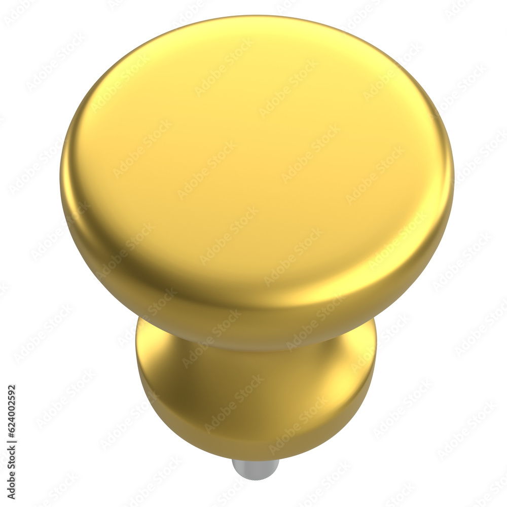 Push pin. Drawing pin. 3D pin. 3D illustration. Push pin. Drawing pin. 3D pin. 3D illustration.