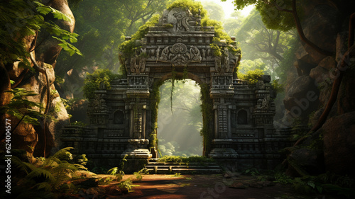 Ancient architecture entrance