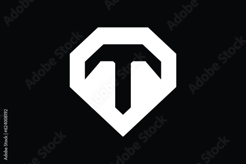 Letter T line logo design. Vector abstract logo design templates. Usable for Business and Branding Logos. Flat Vector Logo Design Template Element