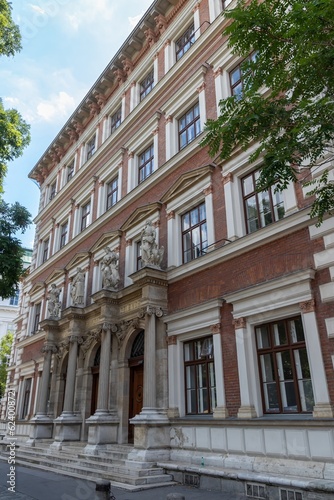 The Evangelical Elementary School (German: Evangelische Volksschule) on Karlsplatz, Vienna