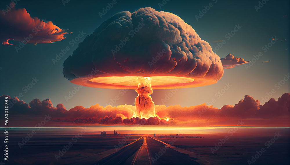 Stunning Nuclear explosions and mushroom clouds, created with AI tool Stunning Nuclear explosions and mushroom clouds, created with AI tool