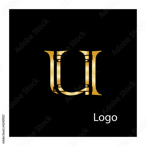 the beautiful letter  infinity monogram in incredibly luxury and classy style, elegant circular letter logo template for a high-end brand personality. Luxury and modern logo design