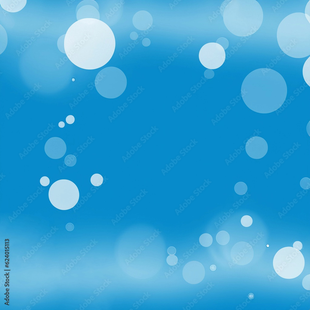 blue background with bubbles