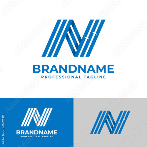 Letter N Finance Logo, suitable for business related to finance with N initial.