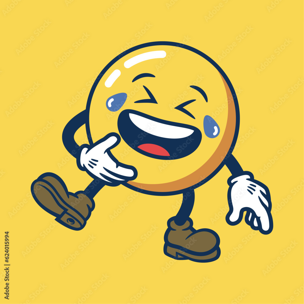 Cute Emoji Character Illustration Mascot