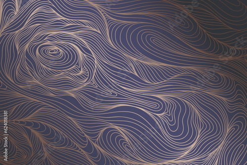 Wavy curved line gradient background. Wallpaper abstract template.