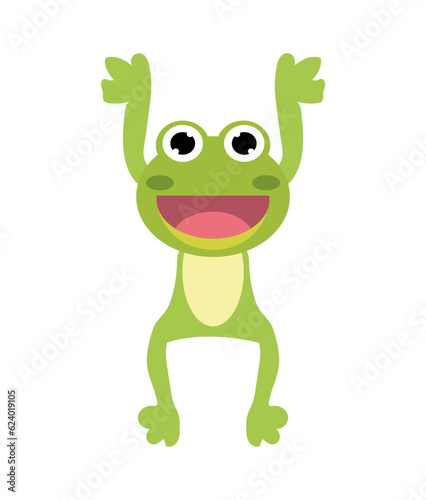 Fototapeta Naklejka Na Ścianę i Meble -  Little Frogs Vector, Elements and Symbol
