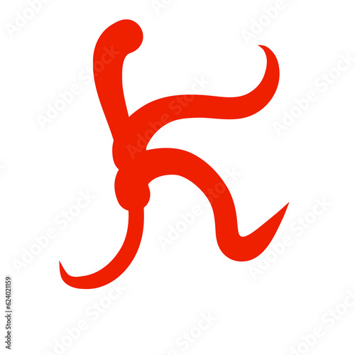 Edit font 3D small words 