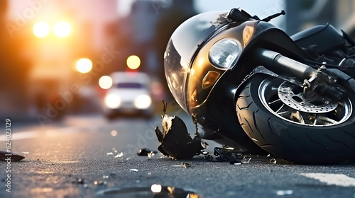 Canvastavla motorcycle accident on the road