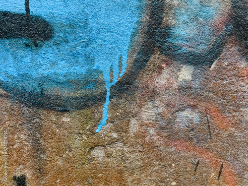 concrete with old spayed paint reference close up