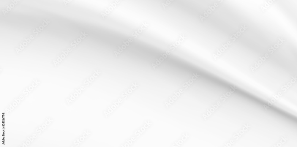 Abstract white fabric texture with soft wave background Abstract white fabric texture with soft wave background