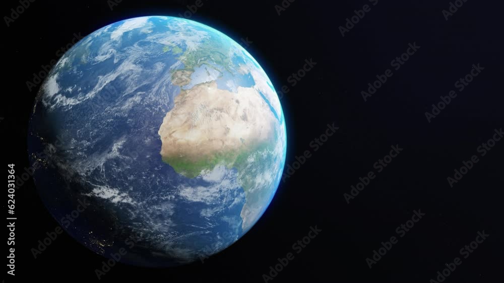 Planet Earth. Spinning globe with stars and constellations. Seamlessly loop, ultra-detailed animation Planet Earth. Spinning globe with stars and constellations. Seamlessly loop, ultra-detailed animation