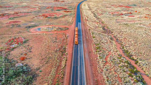 view of road and road train