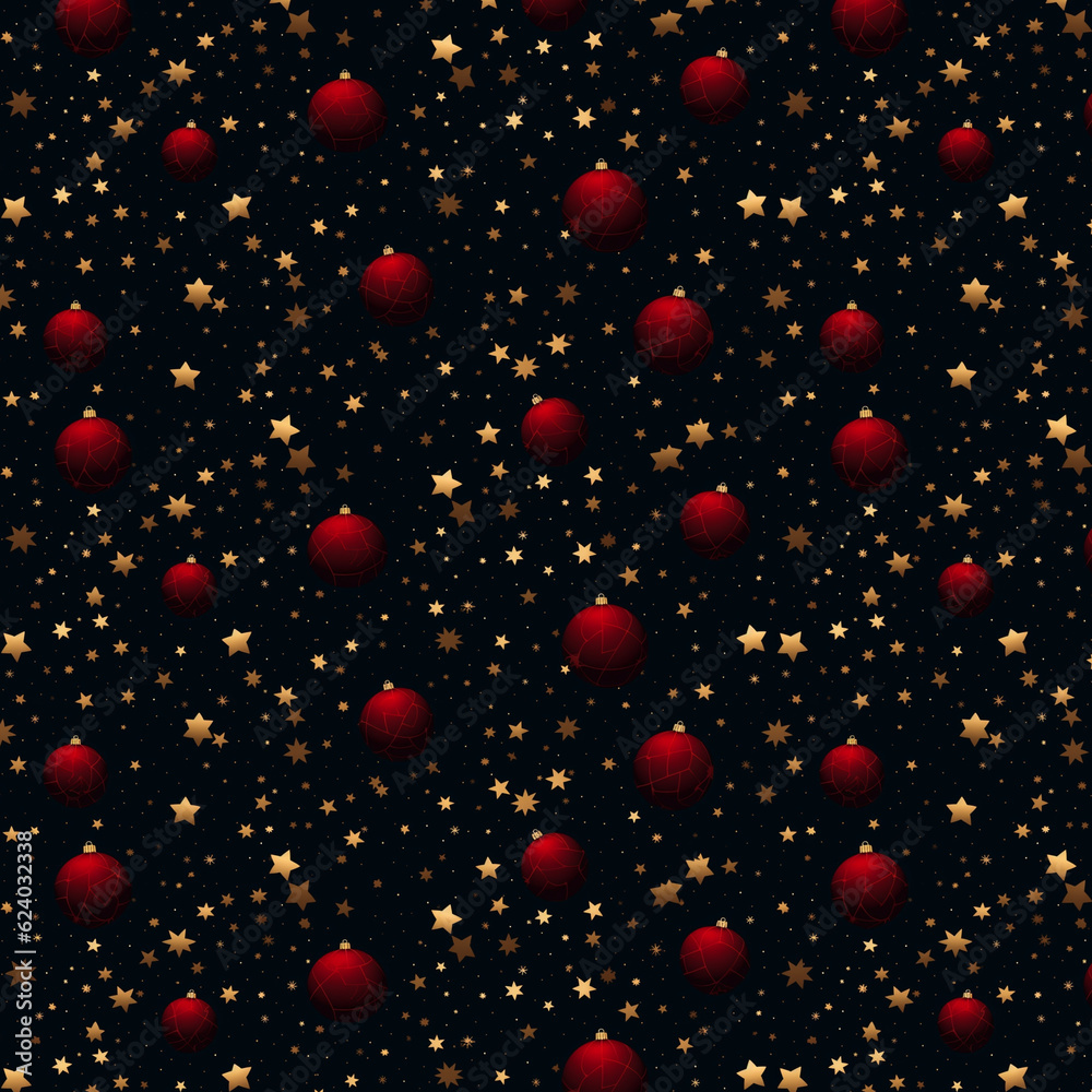 クリスマスのシームレスバックグラウンド Generative AI クリスマスのシームレスバックグラウンド Generative AI