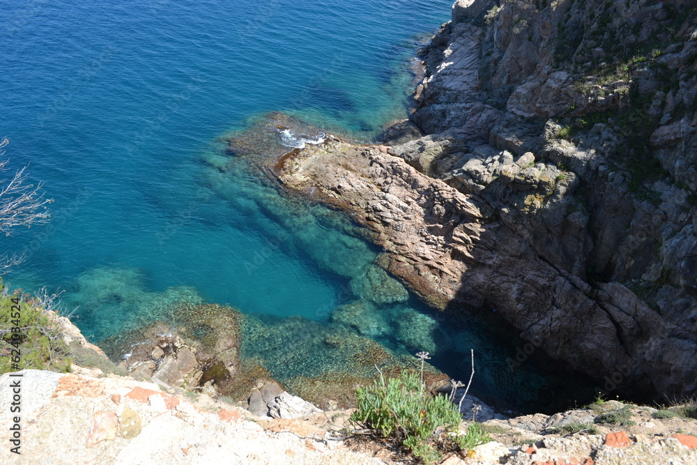 Azure coast of mainland Spain