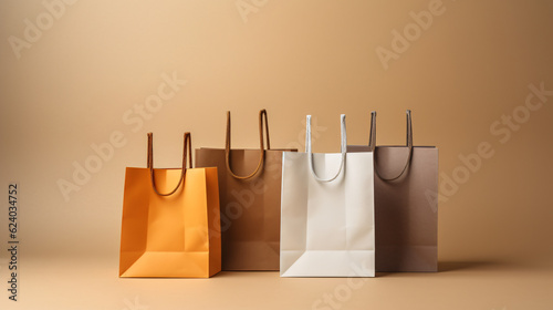 3D Render: Reusable and recyclable shopping bag.
Generative AI photo