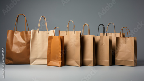 3D Render: Reusable and recyclable shopping bag. Generative AI