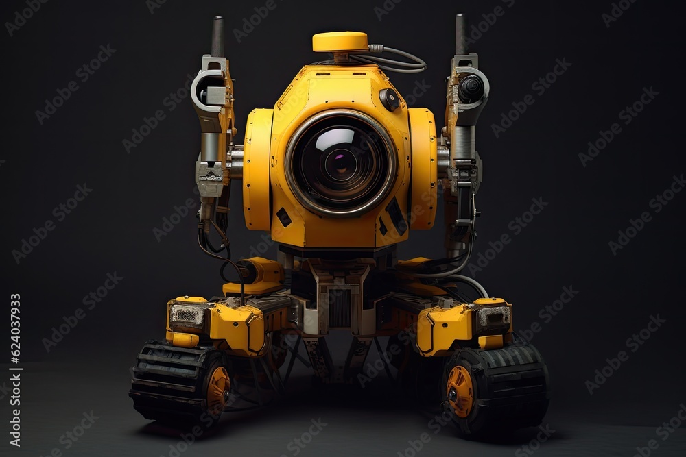 Bomb Exploration Robot. Generative Ai Bomb Exploration Robot. Generative Ai
