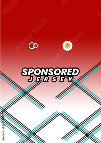 Mockup background for sports jersey maroon white abstract line patern