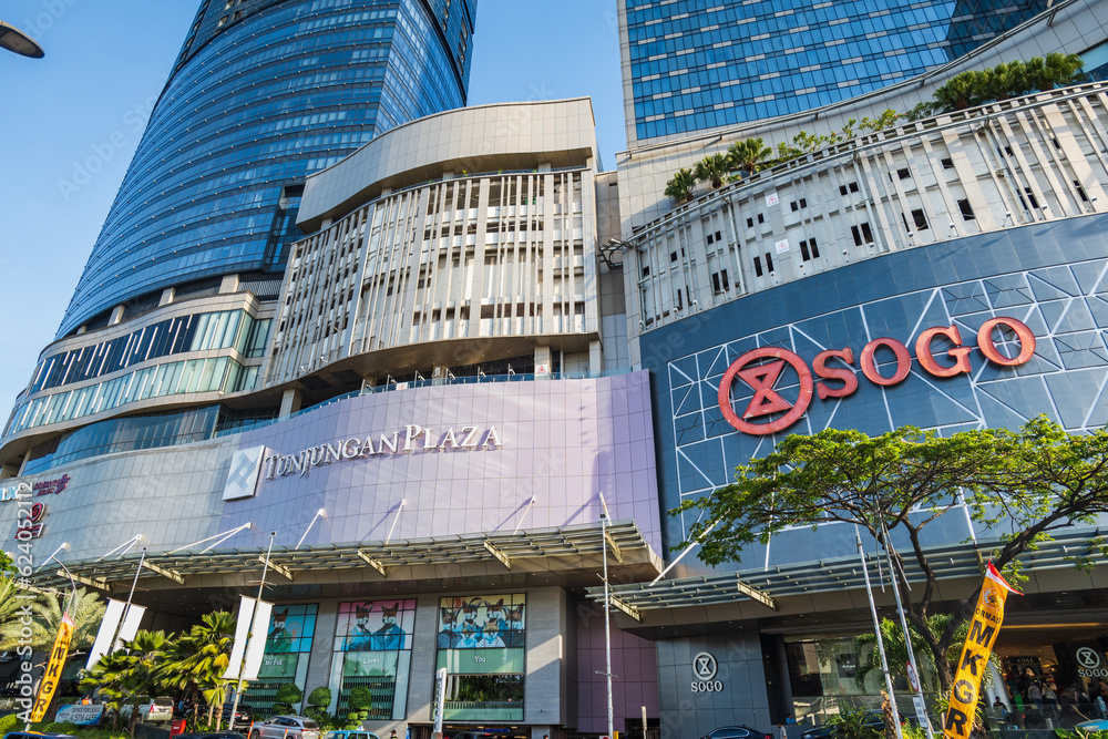 Surabaya, Indonesia - 07.10.2023: Tunjungan Plaza shopping mall in ...
