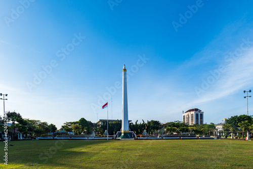 Tugu Pahlawan, the National Monument and a historical landmark in Surabaya, Heroes Day, East Java, Indonesia