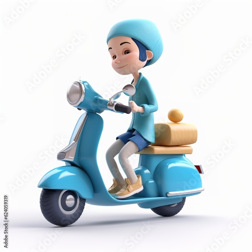Delivery man concept  online order tracking  delivery home and office.illustration
