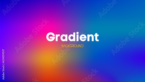 Yellow green blue magenta gradient. Gradient Abstract Vector Illustration.
