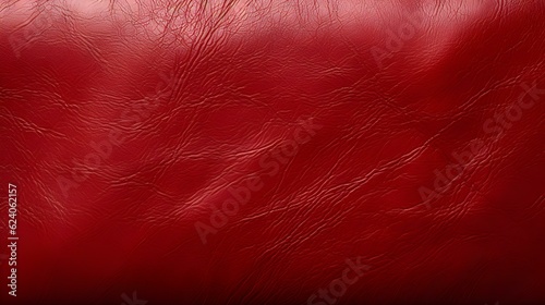 Red Leather Texture Background