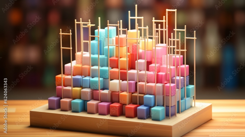 Cute Isometric Data Emoji Chart. Soft Pastels. Cute Isometric Data Emoji Chart. Soft Pastels.
