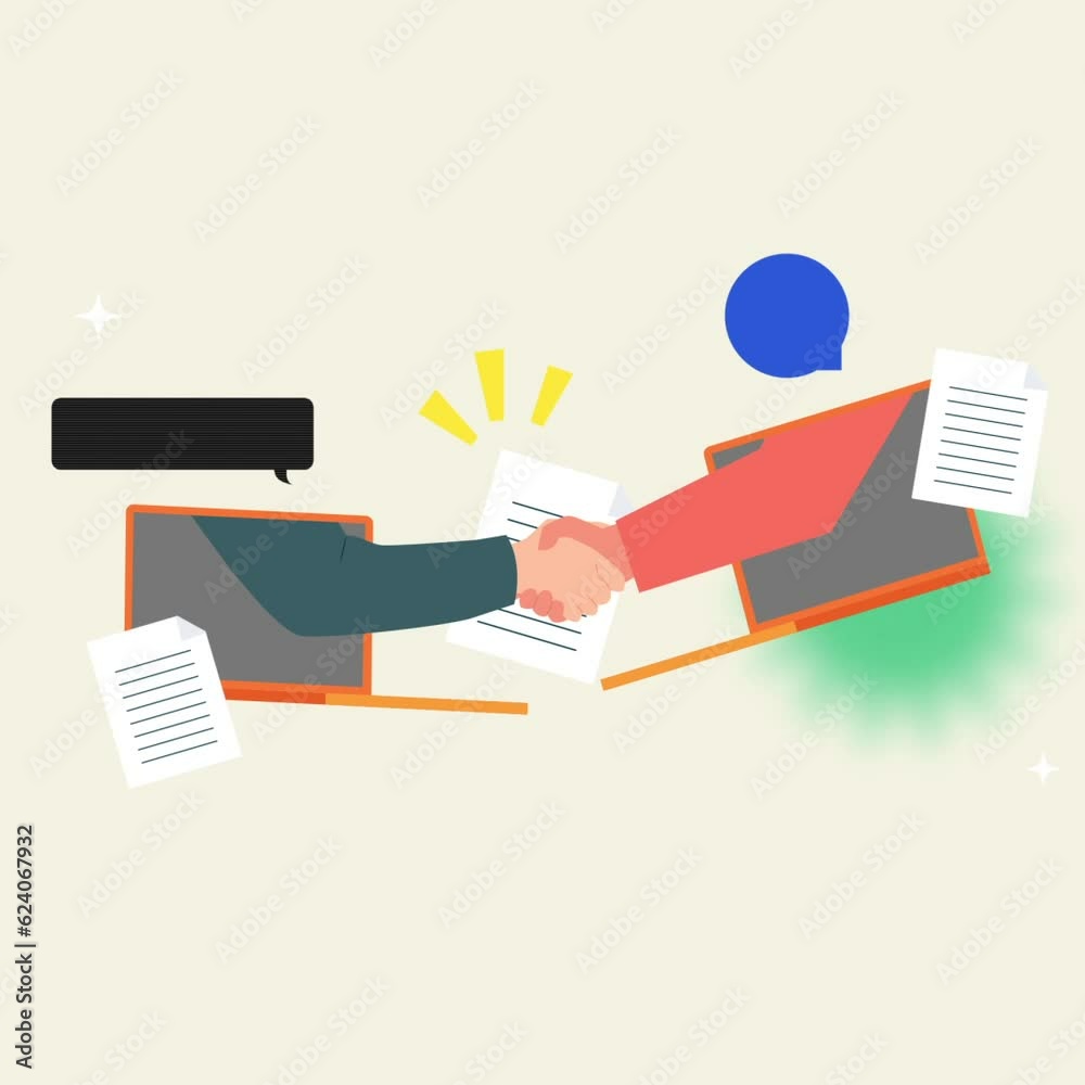 Corporate Deal Agreement Cartoon Animation 3 Corporate Deal Agreement Cartoon Animation 3
