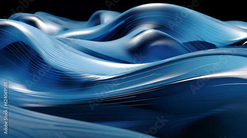 blue abstract scene wallpaper background