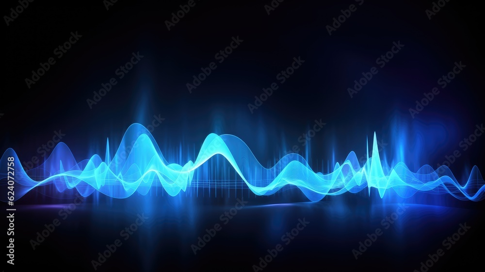 Blue Wave Technology Information Background Blue Wave Technology Information Background