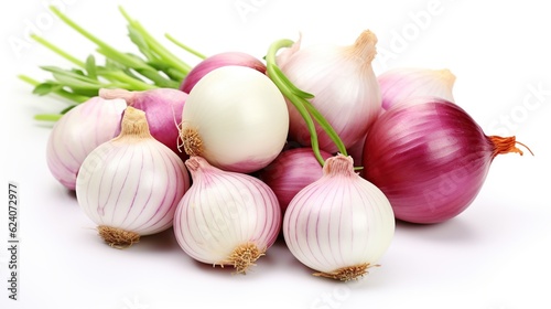 Fresh shallots onion