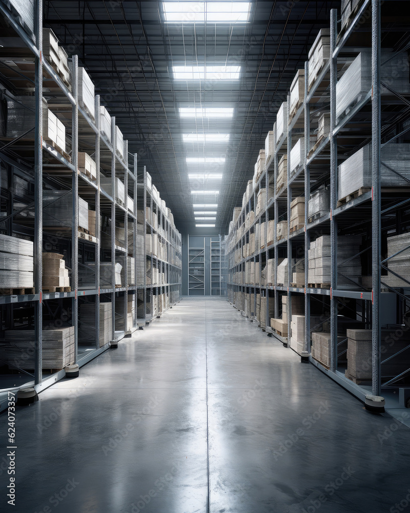 modern large factory warehouse