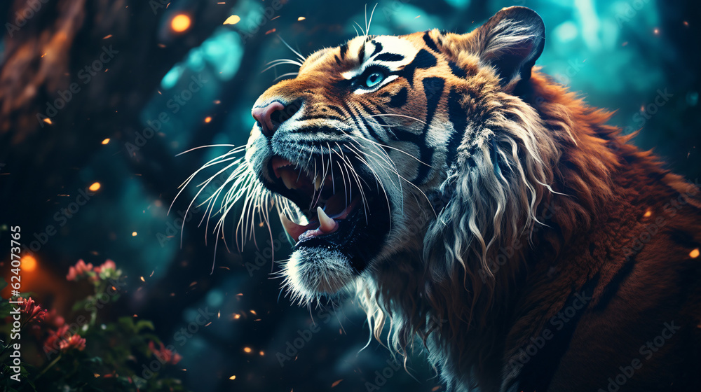 Portrait of tiger animal