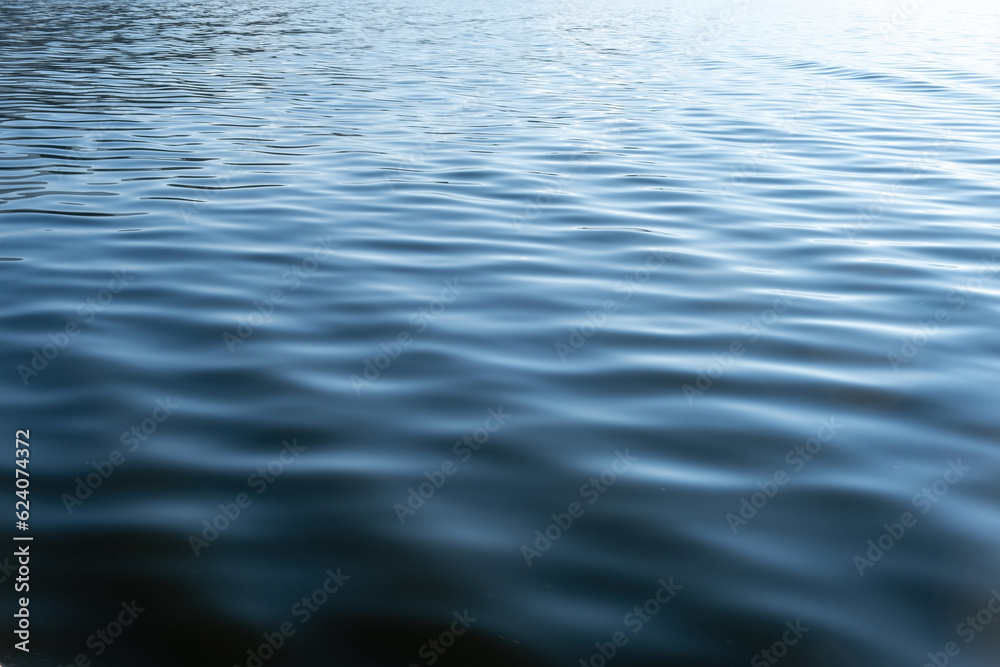 Sea water with small ripple background texture. Ocean surface blue color, empty template, copy space Sea water with small ripple background texture. Ocean surface blue color, empty template, copy space